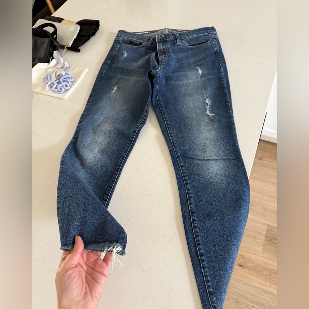 GAP Blue Distressed Jeans